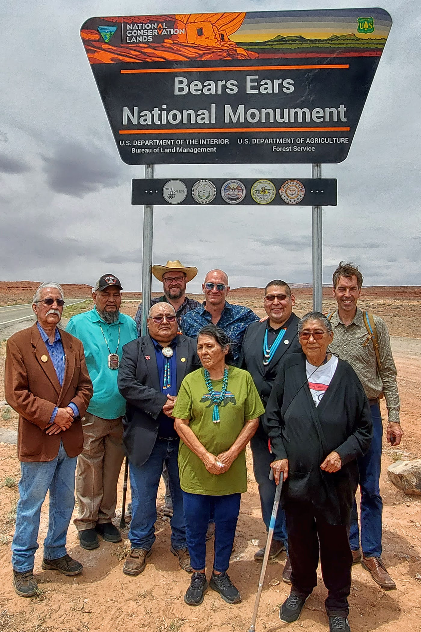 Bears Ears Sign Unveiling, June 2022 (Tim Peterson)