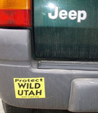 bumper sticker on jeep 2