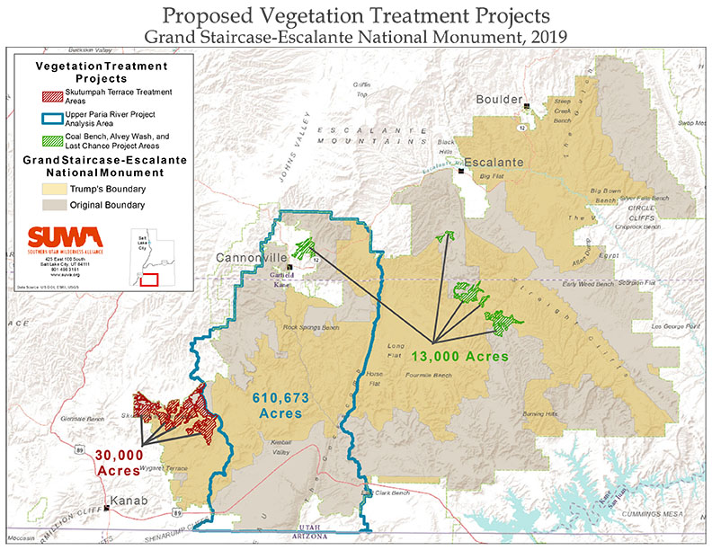 GSENM chaining project map (4/2019)