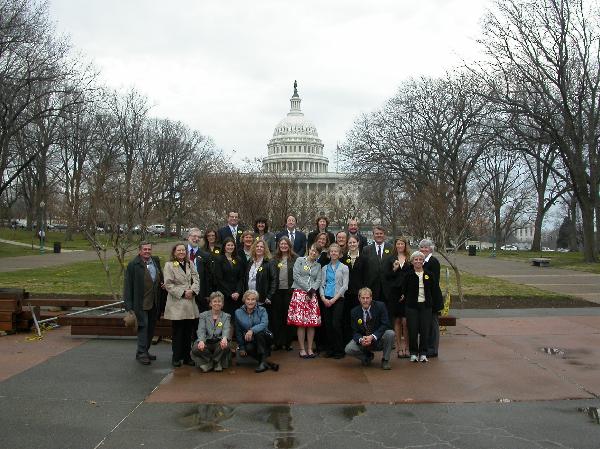 Wilderness Week Activists in front of Capitol